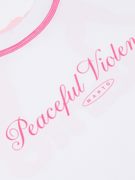 MANTO women rashguard Peacefull violence - white